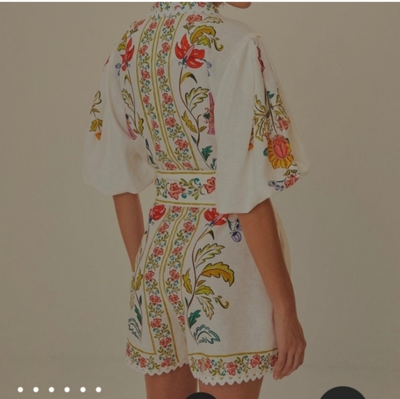 Farm Rio Floral Insects Romper - Picture 3 of 9